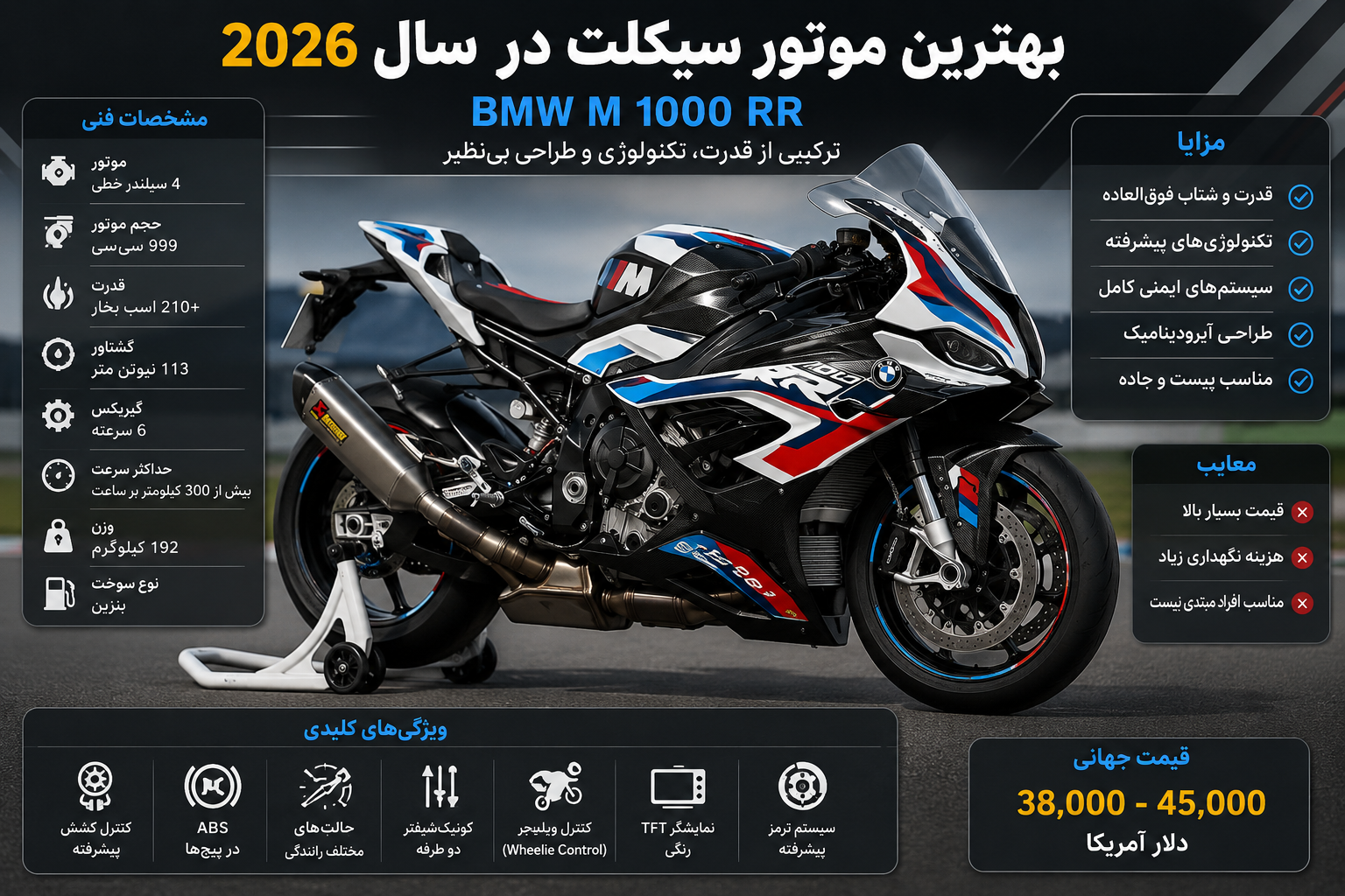 بهترین موتور سیکلت در سال 2026